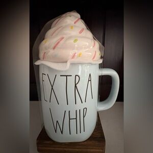 Rae Dunn Extra Whip Mug with Whipped Cream Lid